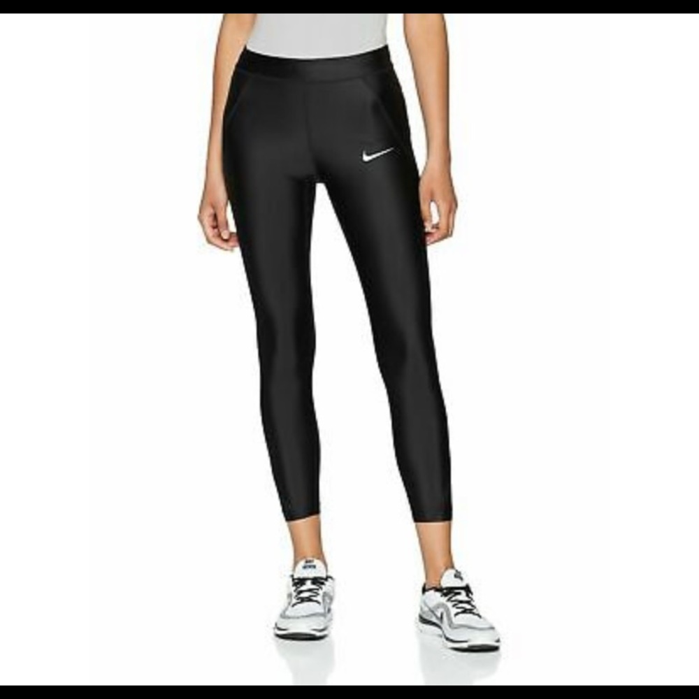 Nike Women’s Speed Run 7/8 Tights 890333 Black 010 Size Small